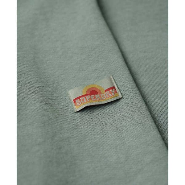 Superdry Puff Print Vl Graphic Hættetrøje Grøn S Kvinde