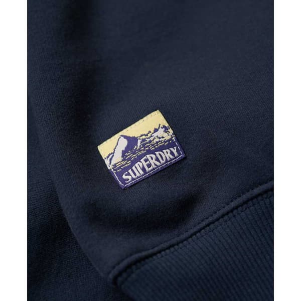 Superdry Travel Souvenir Loose Tröja Blå M Kvinna