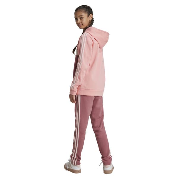 Adidas Tiberio 3 Stripes Colorblock Fleece Verkkapuku Pinkki 15-16 Years Poika