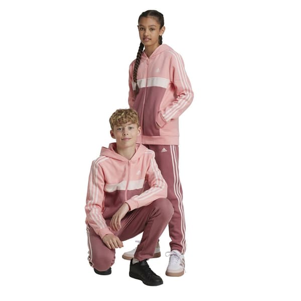 Adidas Tiberio 3 Stripes Colorblock Fleece Verkkapuku Pinkki 15-16 Years Poika
