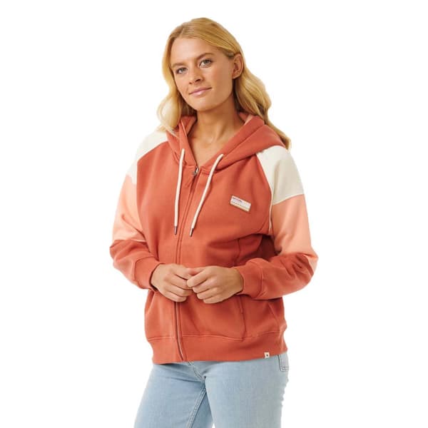 Rip Curl Galicia Full Kokovetoketjullinen Collegepaita Punainen,Oranssi L Nainen