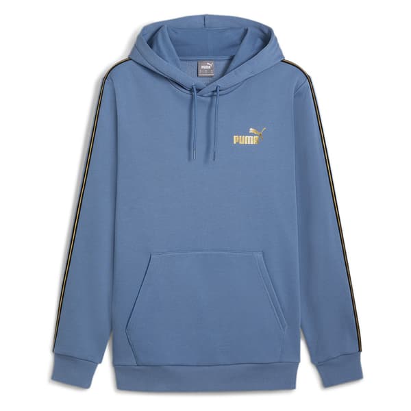 Puma Ess Tape Minimal Gold Huvtröja Blå M Man