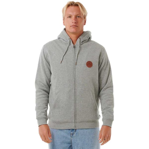 Rip Curl Icos Lined Sweatshirt Med Dragkedja Grå S Man