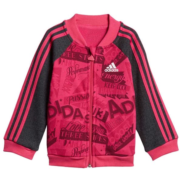 Adidas Baseball Träningsdräkt Svart,Rosa 6-9 Months Pojke