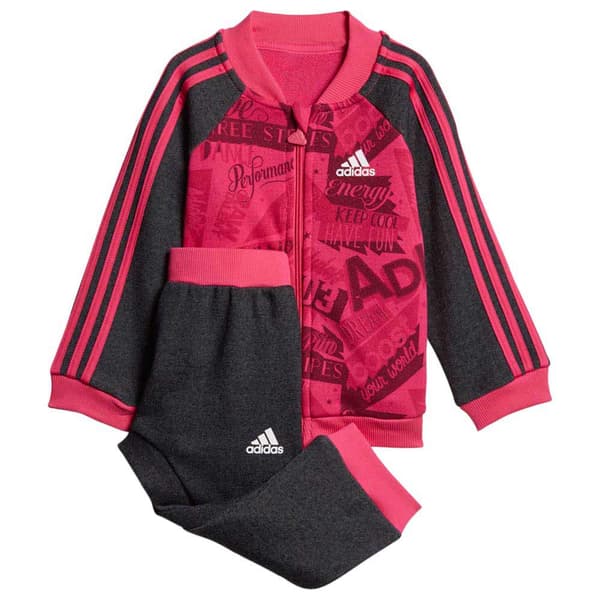 Adidas Baseball Träningsdräkt Svart,Rosa 6-9 Months Pojke