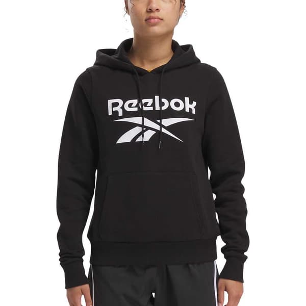 Reebok Identity Big Logo Tröja Med Huva Svart L Kvinna