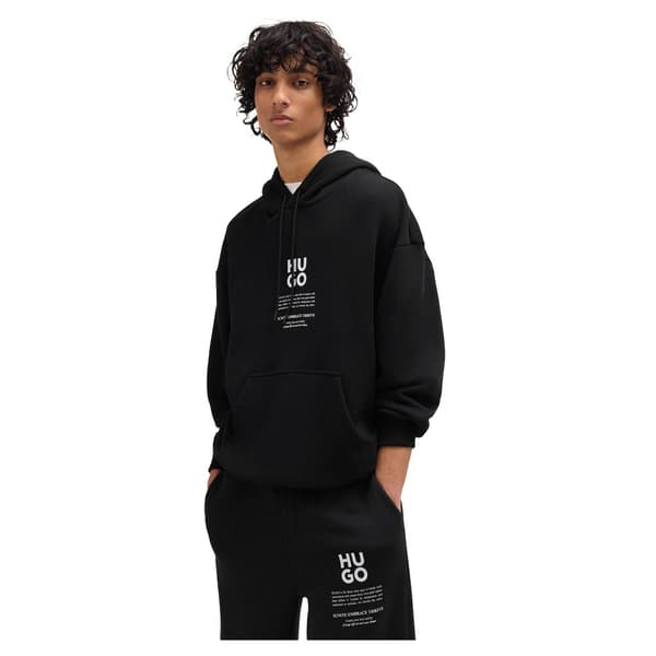Hugo Dflohood 10262601 Huvtröja Svart 2XL Man