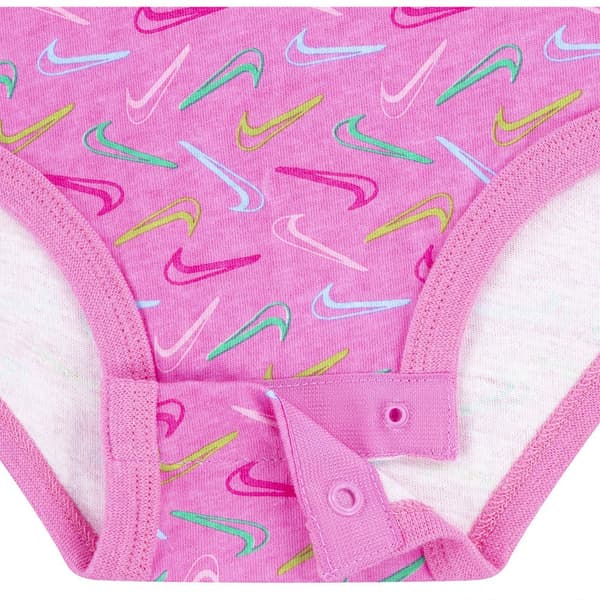 Nike Kids Set Swoosh Logo Träningsdräkt 3 Enheter Flerfärgad 24 Months Flicka