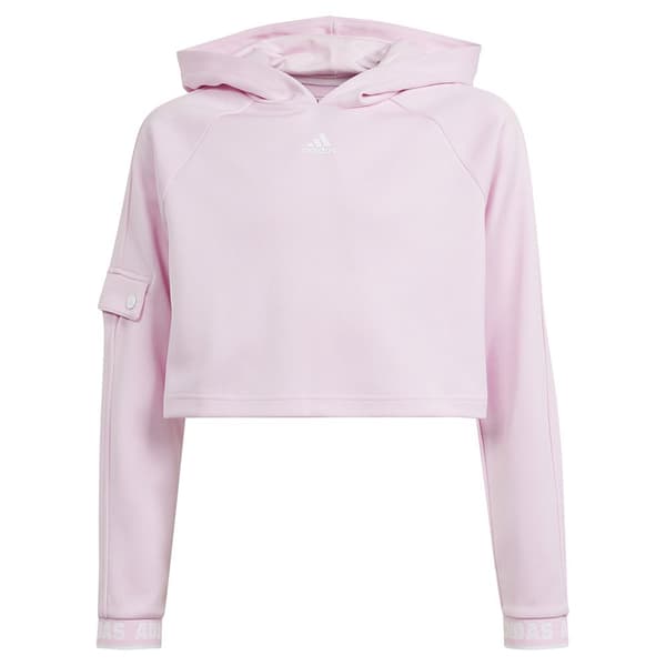 Adidas Dance Cropped Huppari Pinkki 14-15 Years Tyttö