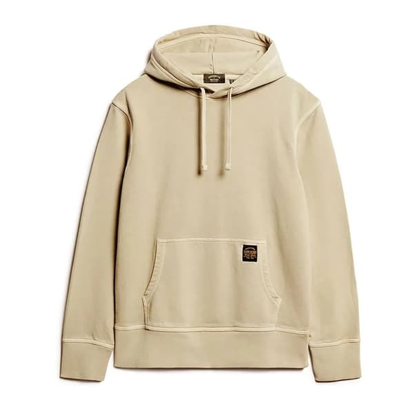Superdry Contrast Stitch Relaxed Sweatshirt Med Dragkedja Beige 2XL Man