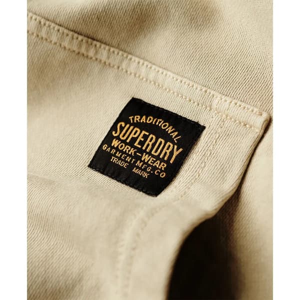 Superdry Contrast Stitch Relaxed Sweatshirt Med Dragkedja Beige 2XL Man