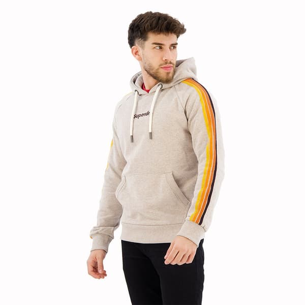 Superdry Terrain Logo Tröja Med Huva Beige XL Man