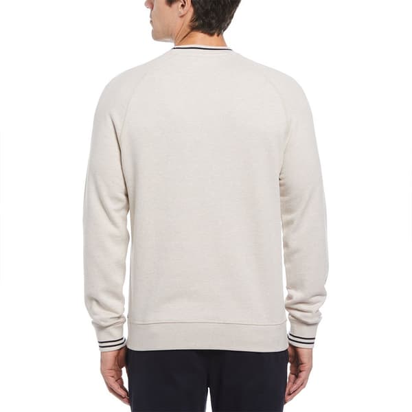 Original Penguin Jaspe Loop Back Terry Crewneck Tröja Beige L Man