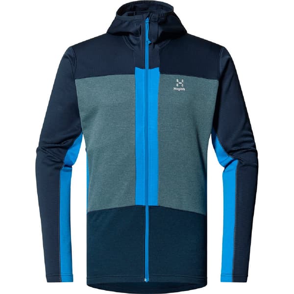 Haglofs Roc Flash Mid Kokovetoketjullinen Collegepaita Sininen XL Mies