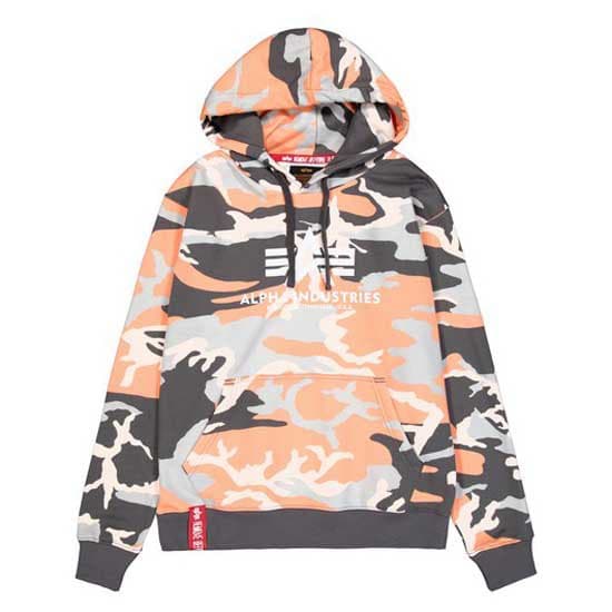 Alpha Industries Basic Camo Tröja Med Huva Flerfärgad 3XL Man