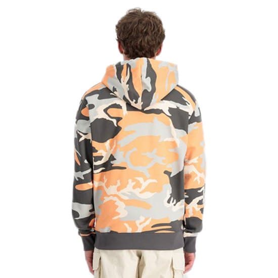 Alpha Industries Basic Camo Tröja Med Huva Flerfärgad 3XL Man