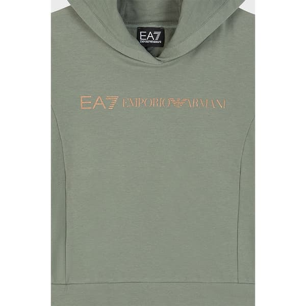 Ea7 Emporio Armani 6dfv02_fjzez Verkkapuku Vihreä 14 Years Tyttö