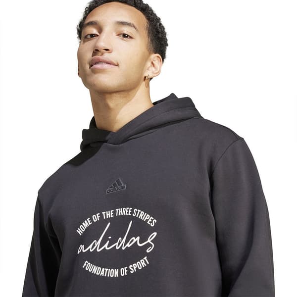 Adidas Brand Love Fleece Tröja Med Huva Svart XL / Regular Man