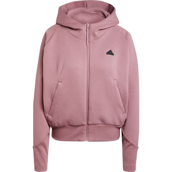 Adidas Z.n.e Sweatshirt Med Dragkedja Rosa L / Regular Kvinna