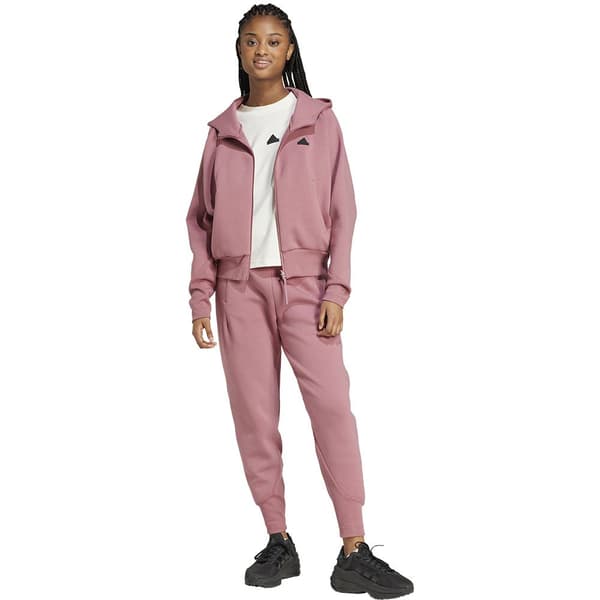 Adidas Z.n.e Sweatshirt Med Dragkedja Rosa L / Regular Kvinna