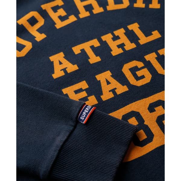 Superdry Athletic Printed Tröja Blå M Man