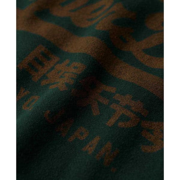 Superdry Classic Vl Graphic Tröja Grönt M Man