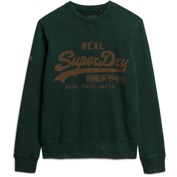 Superdry Classic Vl Graphic Tröja Grönt M Man