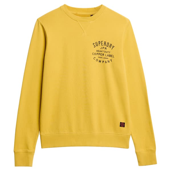 Superdry Copper Label Graphic Tröja Gul M Man
