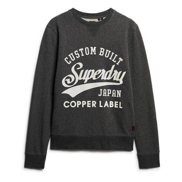 Superdry Copper Label Graphic Tröja Grå M Man
