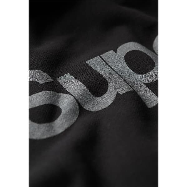 Superdry Core Logo City Loose Huvtröja Svart M Man