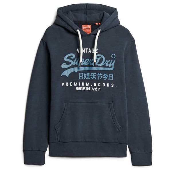 Superdry Duo Vintage Logo Huppari Musta S Mies