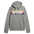 Miniatyrbild 1 av 2: Superdry Retro Stripe Logo Huvtröja Grå 2XL Man