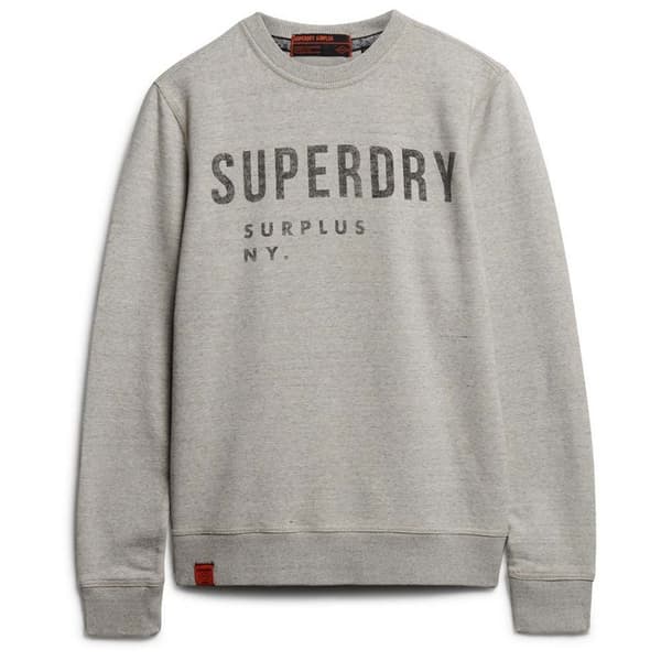 Superdry Surplus Graphic Tröja Grå L Man