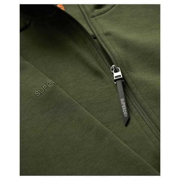 Superdry Tech Sweatshirt Med Dragkedja Grönt 2XL Man
