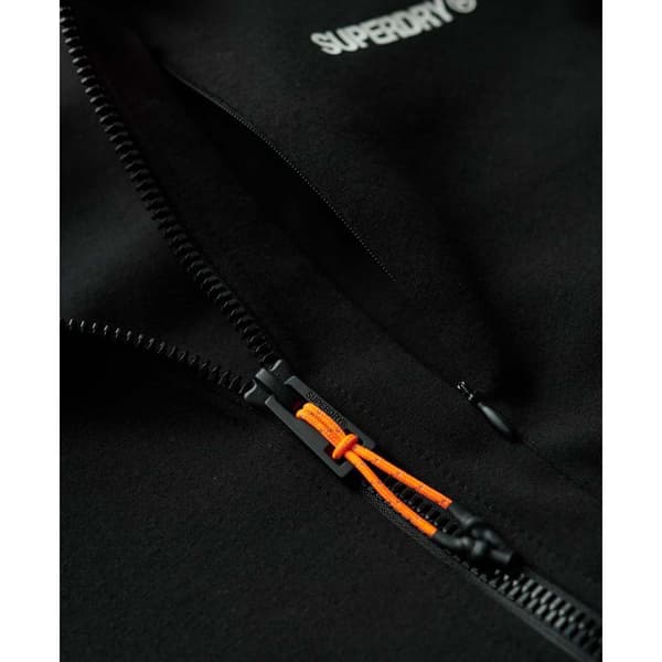 Superdry Tech Logo Sweatshirt Med Dragkedja Svart 2XL Man
