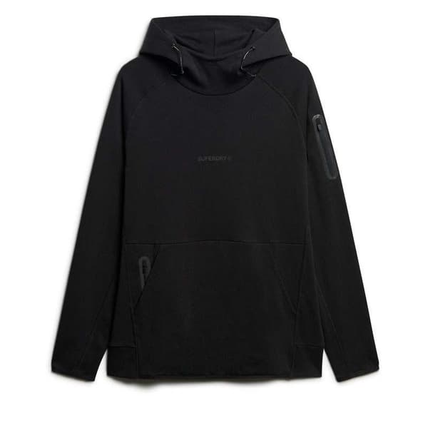 Superdry Tech Logo Loose Huvtröja Svart M Man