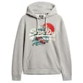 Miniatyrbild 1 av 2: Superdry Tokyo Vl Graphic Huvtröja Grå S Man