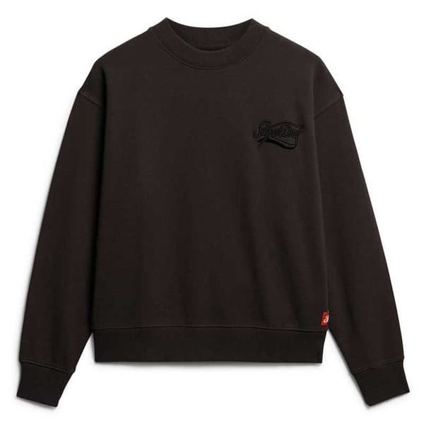 Superdry Workwear Embroiderer Loose Collegepaita Ruskea S Nainen