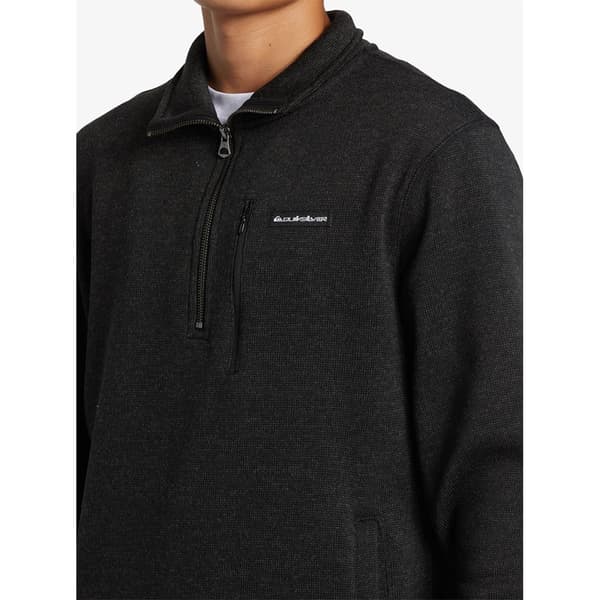 Quiksilver Keller Tröja Med Halv Dragkedja Svart L Man