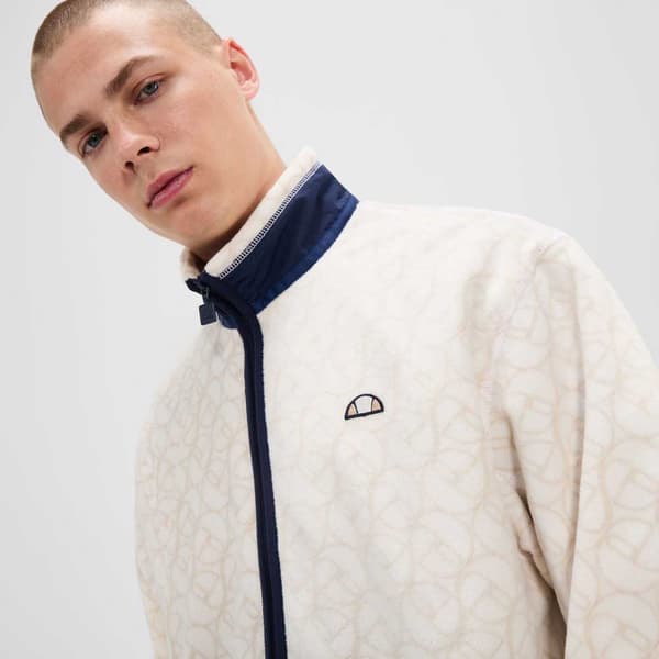 Ellesse Pescari Sweatshirt Med Dragkedja Vit S Man