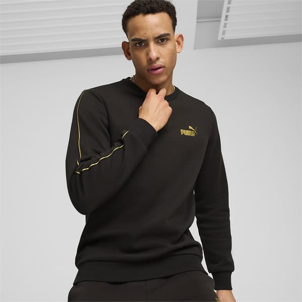Puma Ess Tape Minimal Gold Tröja Svart S Man