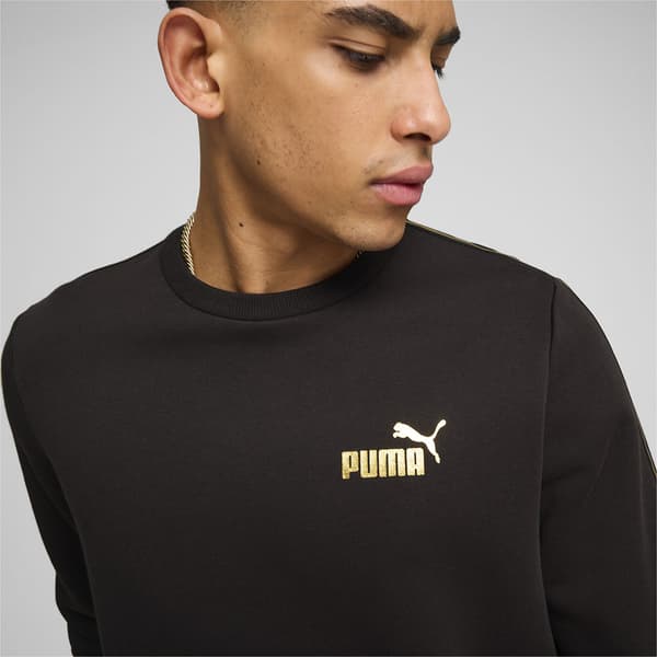 Puma Ess Tape Minimal Gold Tröja Svart S Man