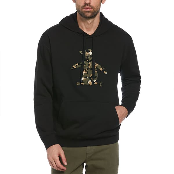 Original Penguin Fleece Boucle Camo Pete Huvtröja Svart L Man