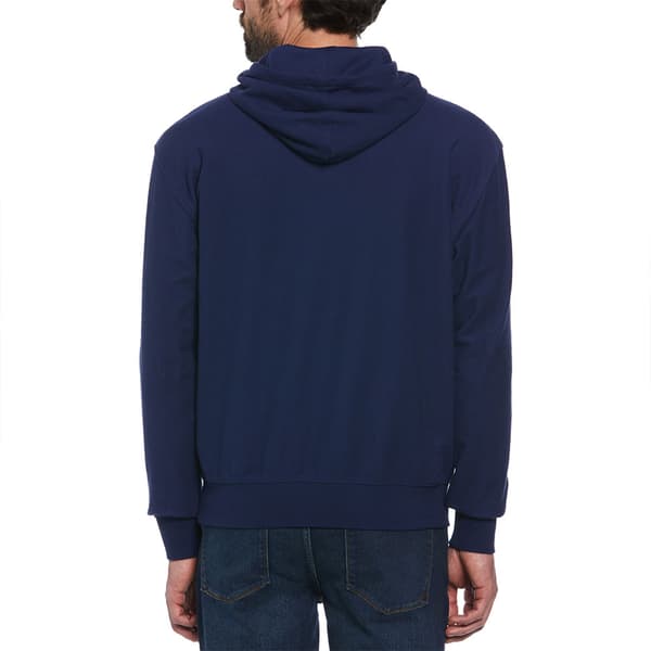 Original Penguin Knit Twill Graphic Huvtröja Blå XL Man