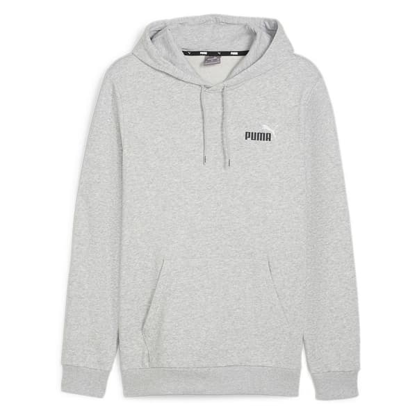 Puma Ess+ 2 Col Small Logo Tröja Med Huva Grå L Man