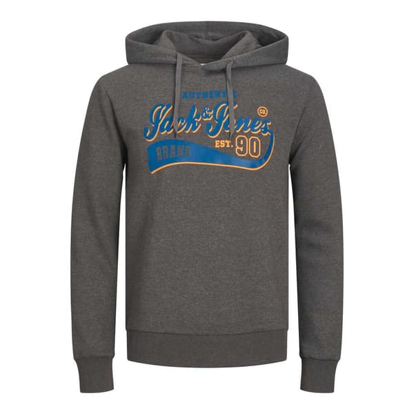 Jack & Jones Logo 2 Col Plus Size Hættetrøje Grå 7XL Mand