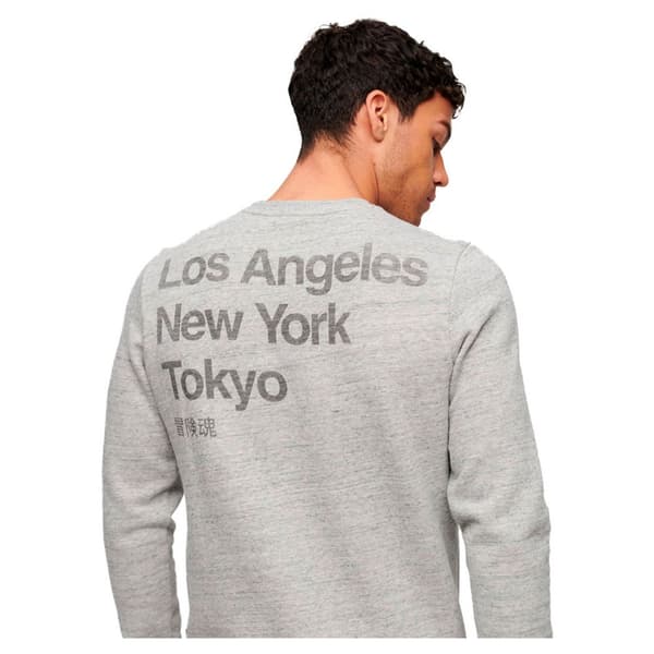 Superdry Core Logo City Loose Tröja Grå 2XL Man