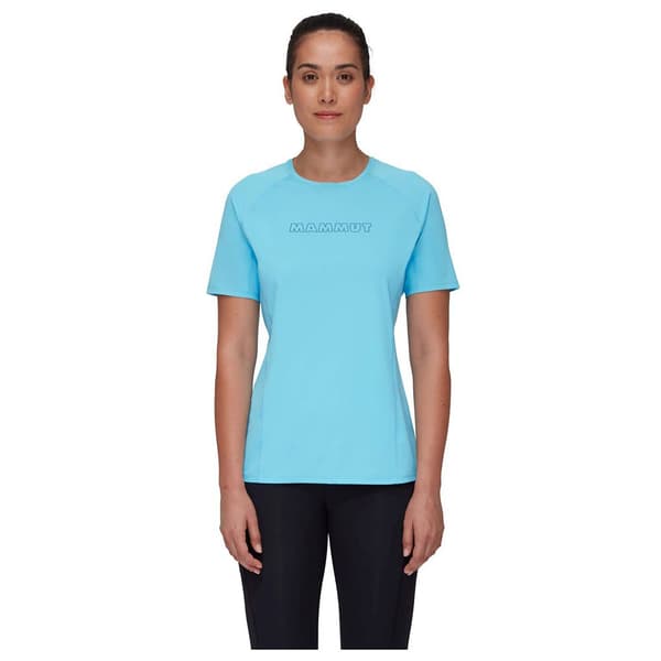 Mammut Selun Fl Logo T-shirt Med Korte ærmer Blå S Kvinde