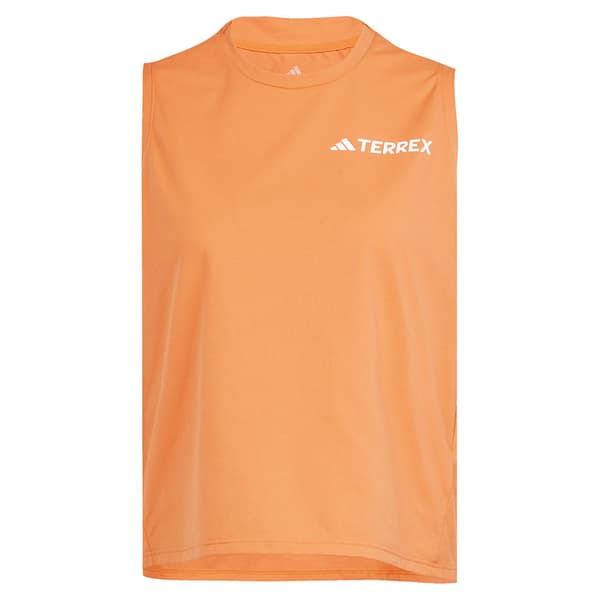 Adidas Terrex Multi Climacool ärmlös T-shirt Orange M Kvinna
