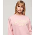 Miniatyrbild 3 av 4: Superdry Applique Athletic Loose Tröja Rosa 2XS Kvinna